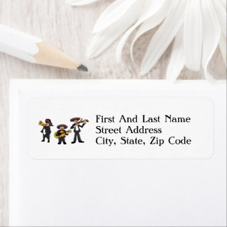 Mexican Mariachi Band Fiesta Music Cartoon Art