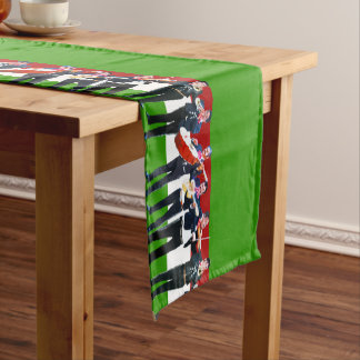 Mexican Mariachi Band Short Table Runner