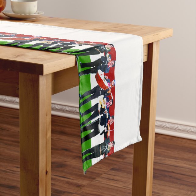 Mexican Mariachi Band Short Table Runner (In Situ)