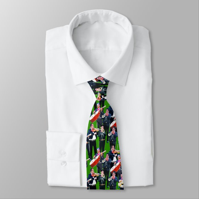 Mexican Mariachi Band Tie (Tied)