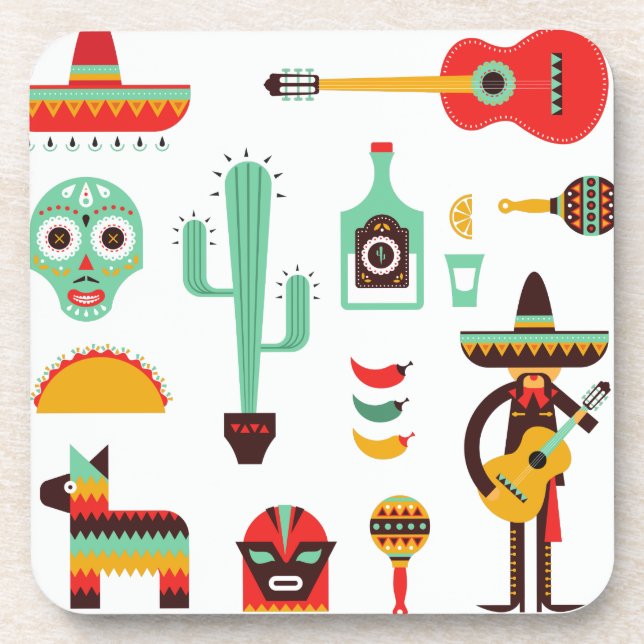 mexican mariachi coaster (Front)