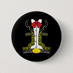 Mexican Mariachi Funny Cinco De Mayo 6 Cm Round Badge