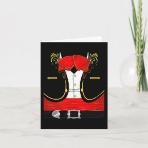 Mexican Mariachi Halloween Costume Charro Cinco De Card