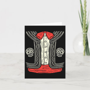 Mexican Mariachi Halloween Costume Mexico Suit Fie Card