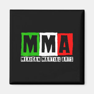 Mexican Martial Arts Combat Mexico Fighter Themed Magnet