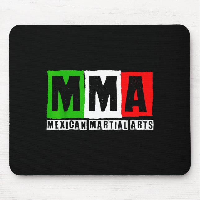 Mexican Martial Arts Combat Mexico Fighter Themed Mouse Pad (Front)