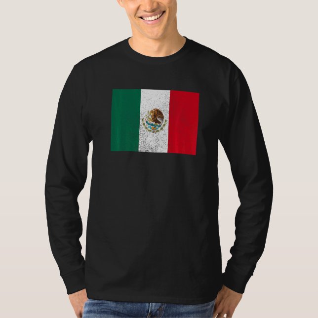 Mexican Mexico Flag Pride Mexican Flag T-Shirt (Front)