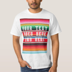 mexican mexico poncho serape background  T-Shirt