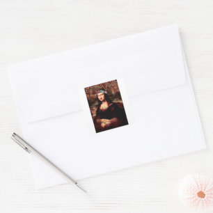 Mexican Mona Lisa Chicana Chola Square Sticker