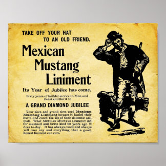 Mexican Mustang Liniment Sign