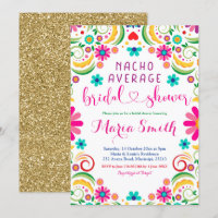 Mexican Nacho Average Bridal Shower Invitation