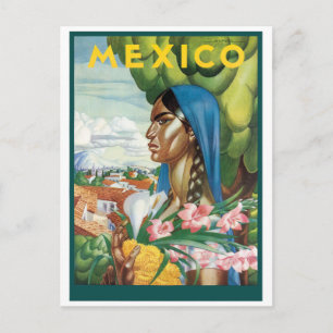 Mexican Native Woman Postcard