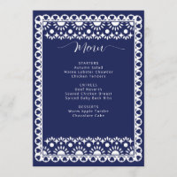 Mexican Navy Papel Picado Boho Bridal Shower