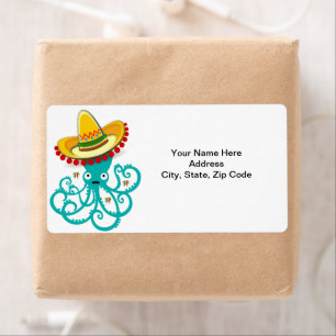 Mexican Octopus Labels