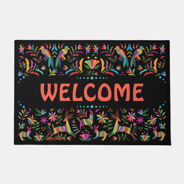 Mexican Otomi Doormat (Front)