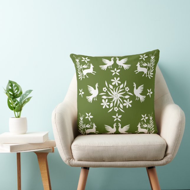 Mexican Otomi Home Decor Cushion (Chair)