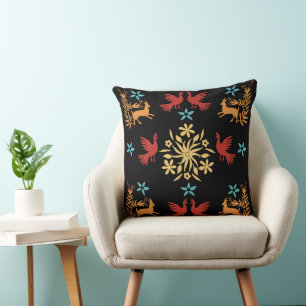 Mexican Otomi Home Decor Cushion