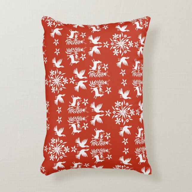 Mexican Otomi Home Decor Decorative Cushion (Front(Vertical))