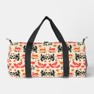 Mexican Otomi Home Decor Duffle Bag