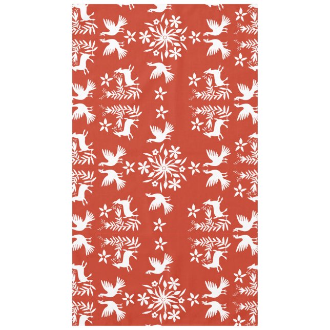 Mexican Otomi Home Decor Tablecloth (Front)