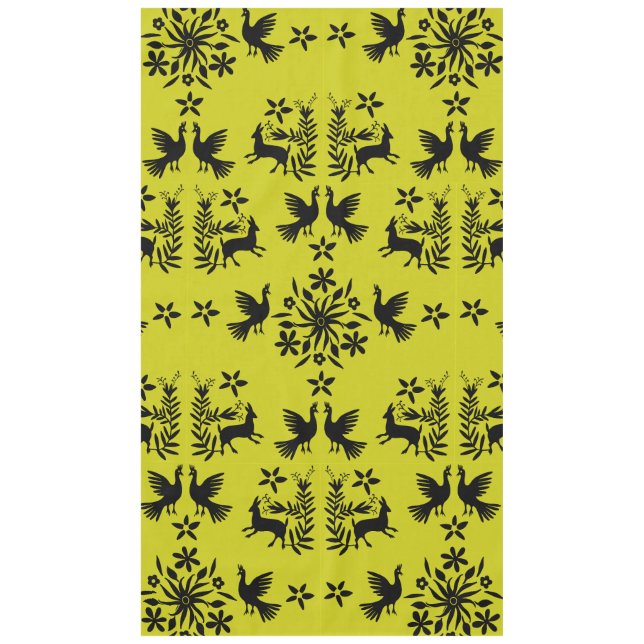 Mexican Otomi Home Decor Tablecloth (Front)
