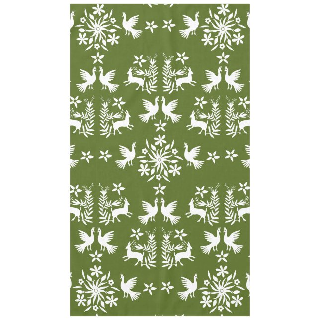 Mexican Otomi Home Decor Tablecloth (Front)