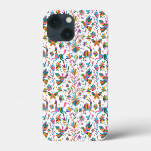 Mexican Otomi Style Bright Pattern iPhone 13 Mini Case