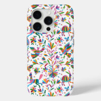 Mexican Otomi Style Bright Pattern
