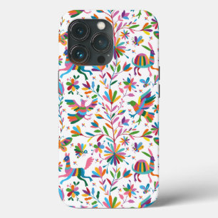 Mexican Otomi Style Bright Pattern iPhone 13 Pro Case