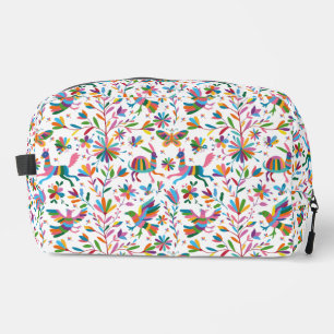 Mexican Otomi Style Bright Pattern Dopp Kit