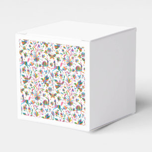 Mexican Otomi Style Bright Pattern Favour Box