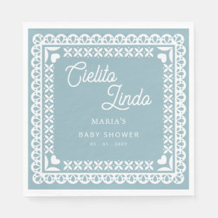 Mexican Papel Picado Cielito Lindo Baby Shower Napkin