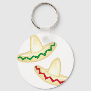 Mexican Party Icons Key Ring