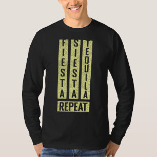 Mexican Party Repeat Tequila Mexico Happy Cinco De T-Shirt