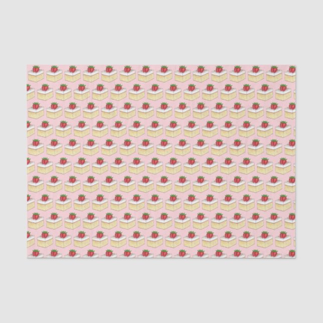 Mexican Pastel de Tres Leches Cake Baking Dessert Tissue Paper (Front)