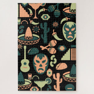 Mexican Pattern Jigsaw Puzzle