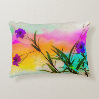 Mexican Petunias Love Colour Decorative Cushion