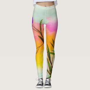 Mexican Petunias Love Colour Leggings