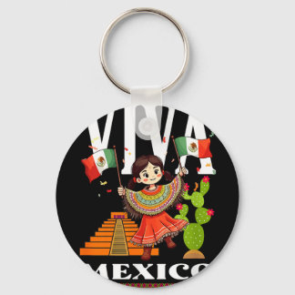 Mexican pride flag mexico roots heritage mexico  key ring