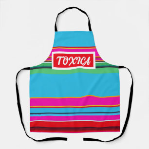 Mexican Print Toxica Apron