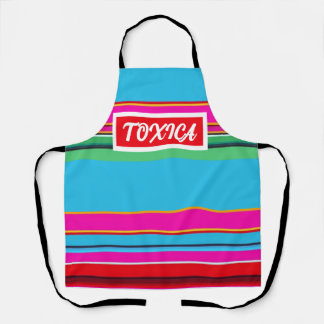 Mexican Print Toxica Apron