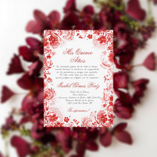 Mexican Quinceañera Invitation