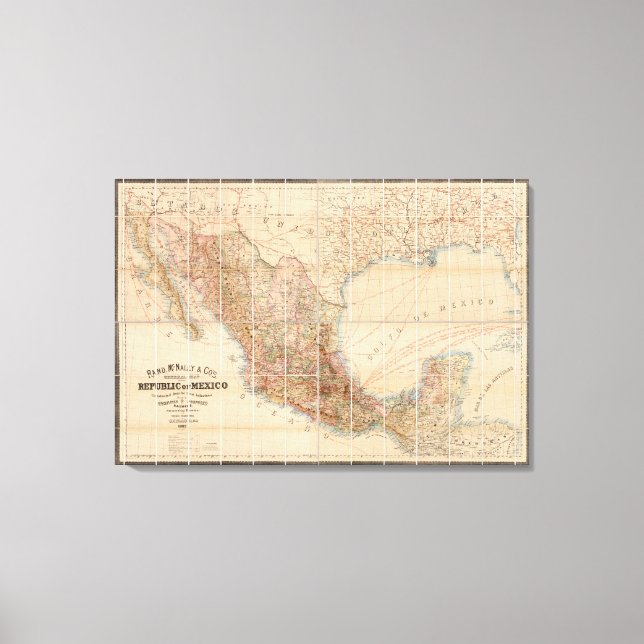 Mexican Railroad Canvas Print (Front)