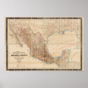 Mexican Railroad Poster