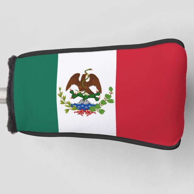 Mexican Republic Flag: 1824-1835, Santa Anna Golf Head Cover (Front)