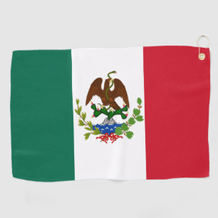 Mexican Republic Flag: 1824-1835, Santa Anna Golf Towel