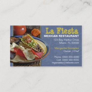 Mexican Restaurant Business Card