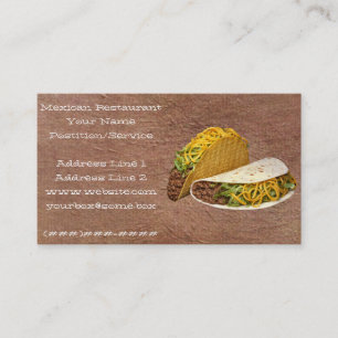 Mexican Restaurant Business Card