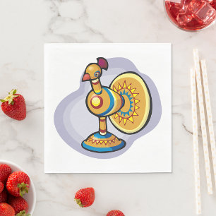 Mexican Rooster Toy Napkin