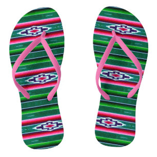 Mexican Sarape Pattern Jandals